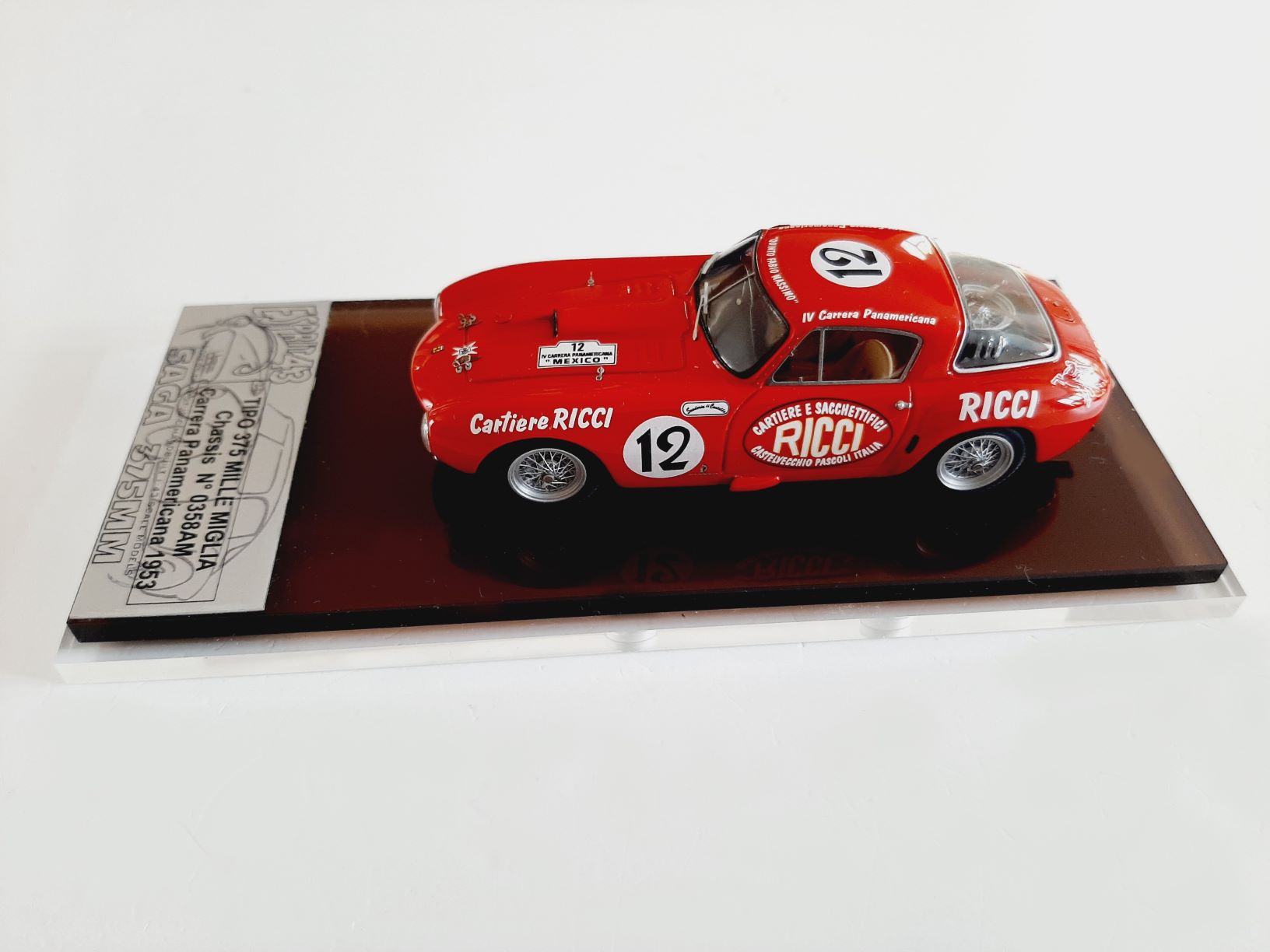 M. Craig : Ferrari 375MM #0358 Carrera Panamericana 1953